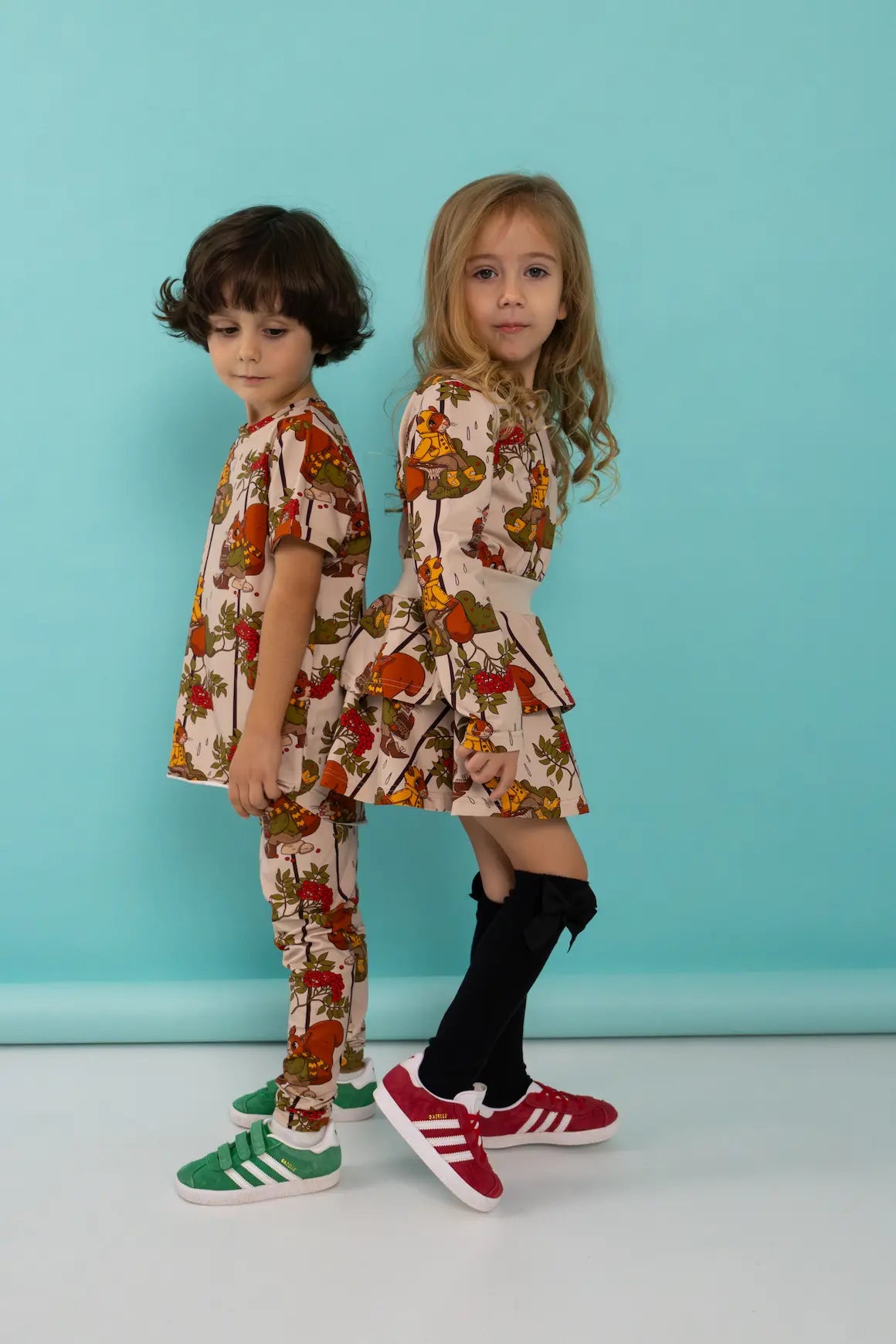 Sukienka dziewczęca - Wiewiórka