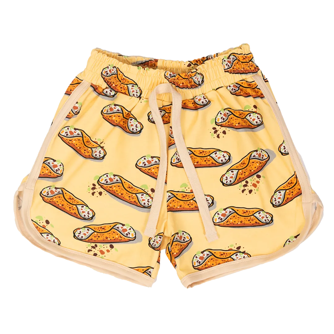 Kids Retro Shorts - Holy Cannoli