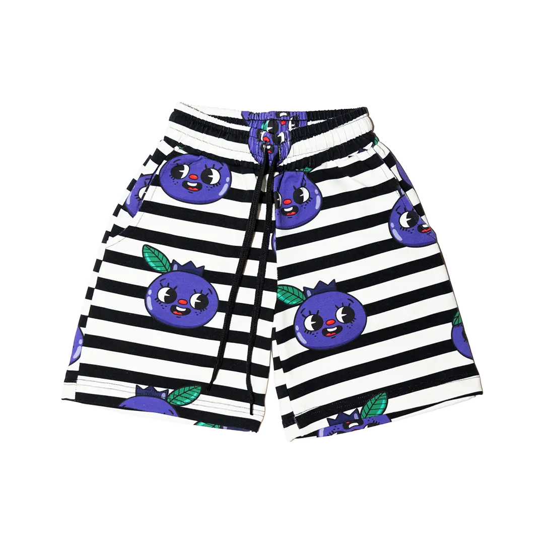 Children's sweatshorts - Blueberry Blast