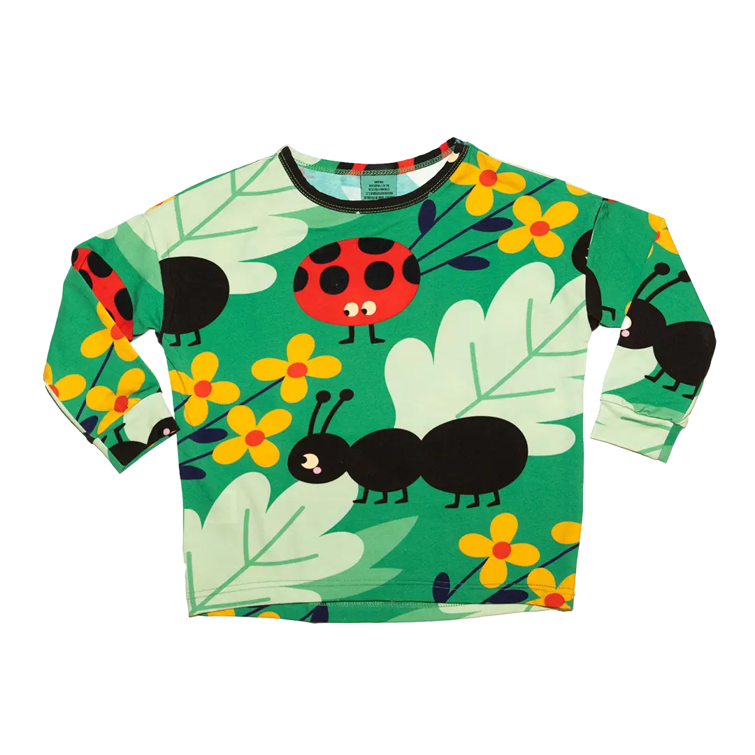 Children's long-sleeved T-shirt - Anthill Green