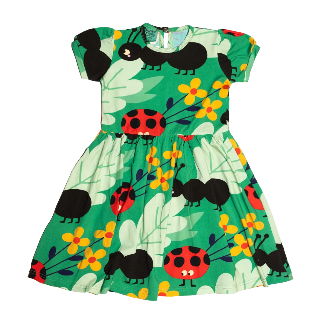 Girls Dress - Anthill Green