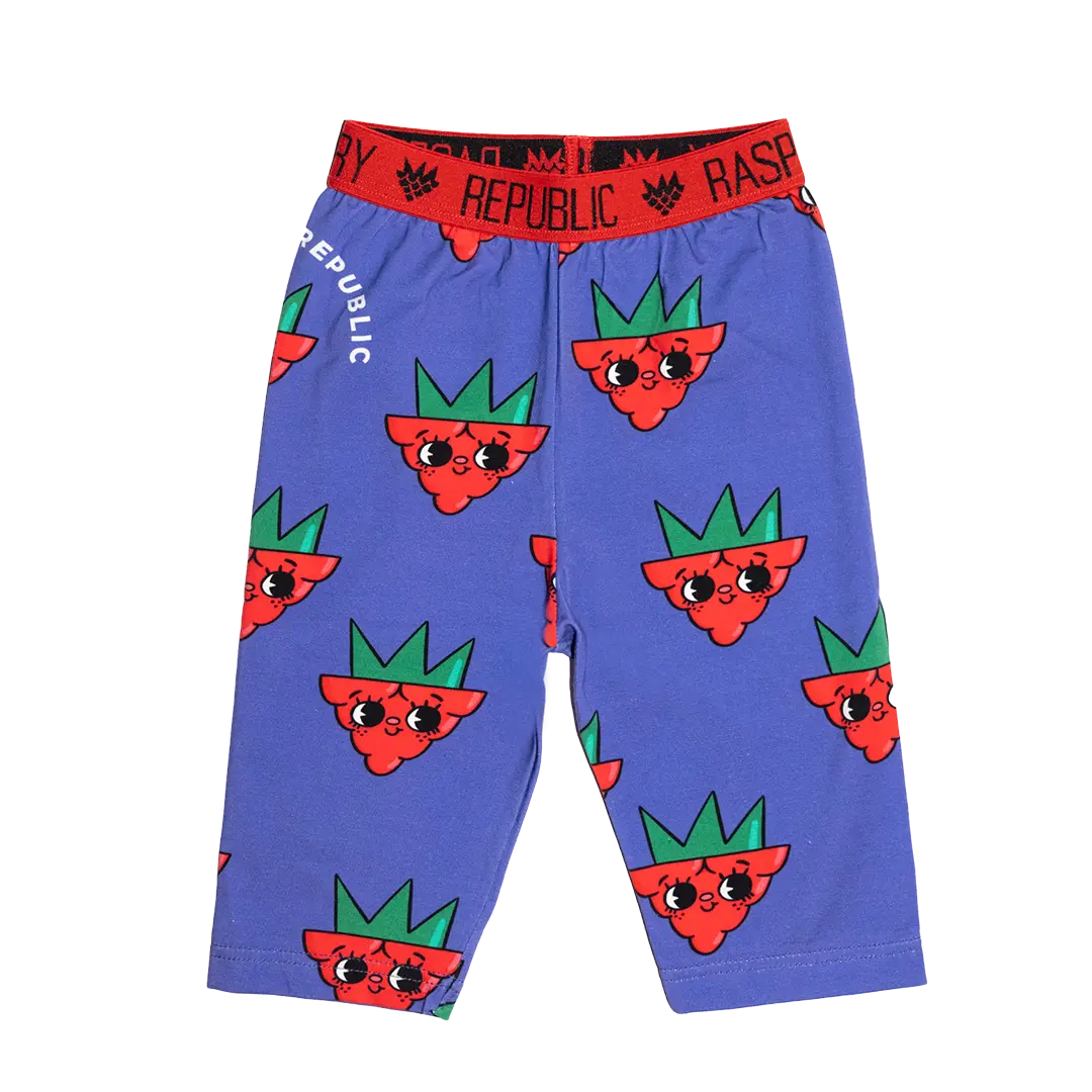 Children's Bike Pants - Raspberry Love Purple