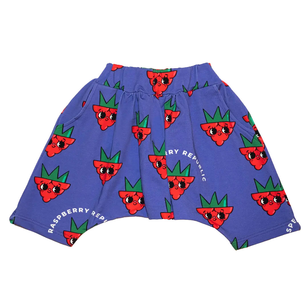 Children's sweatshorts - Raspberry Love Purple