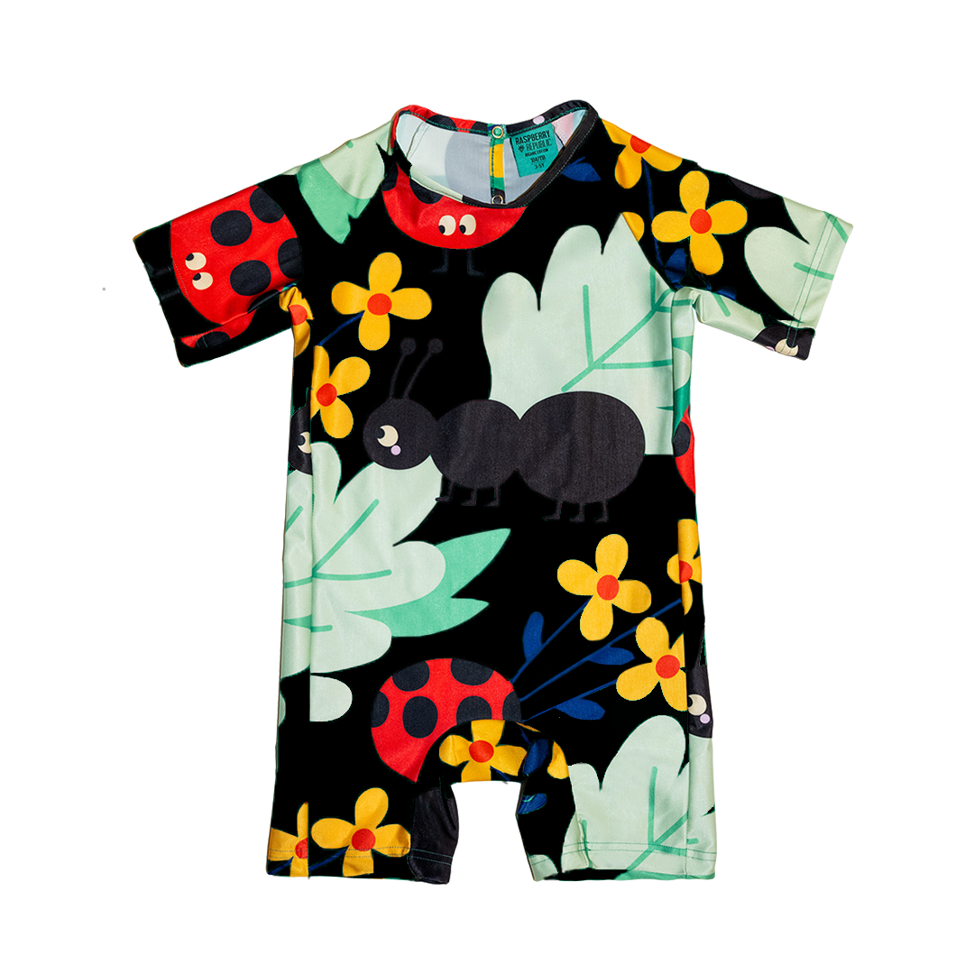 Children's UV Suit - Anthill Black UV50+