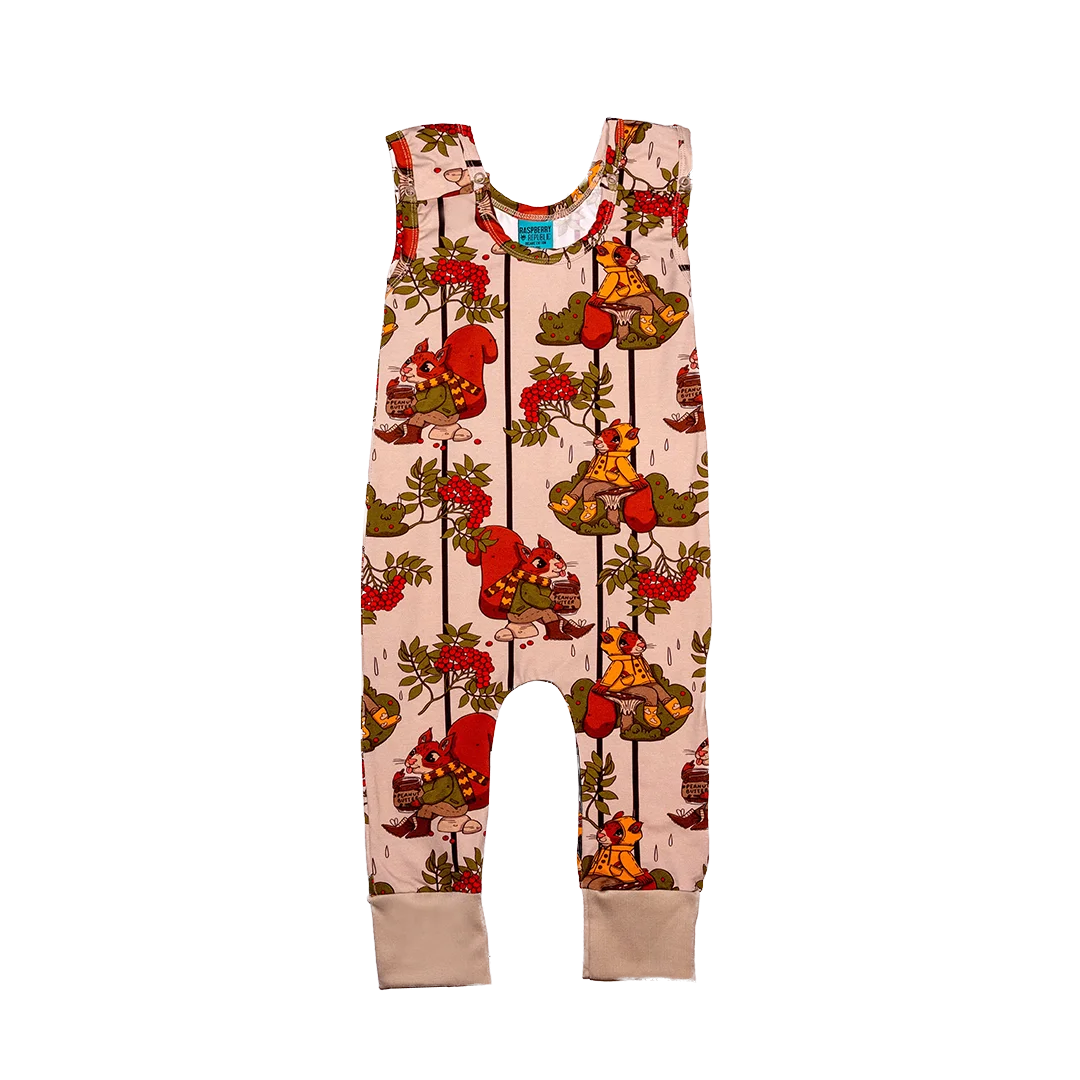 Ogrodniczki dziecięce - Wiewiórka