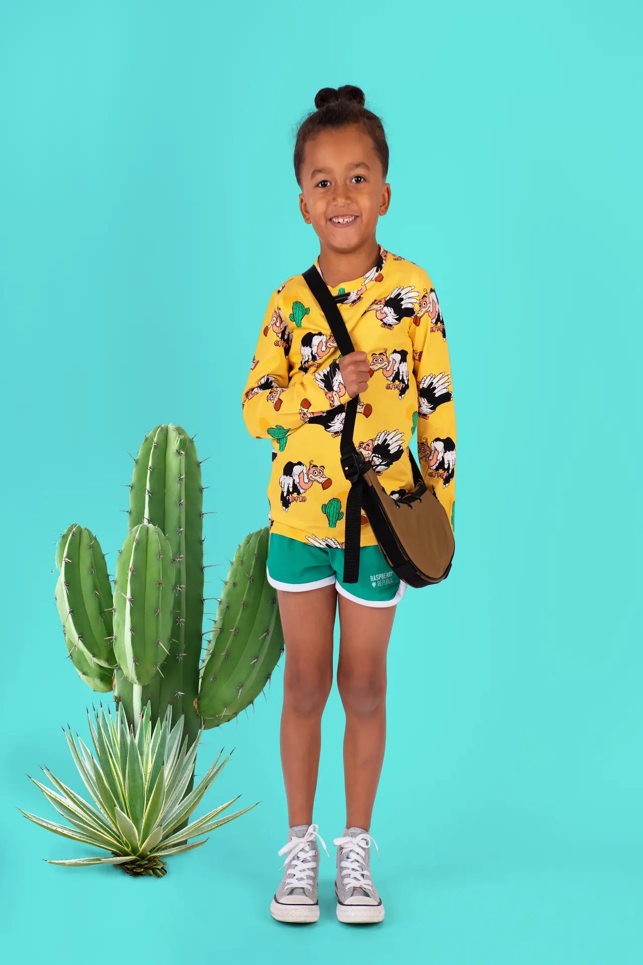 Children's Long Sleeve T-Shirt - Desert Vulture Yellow