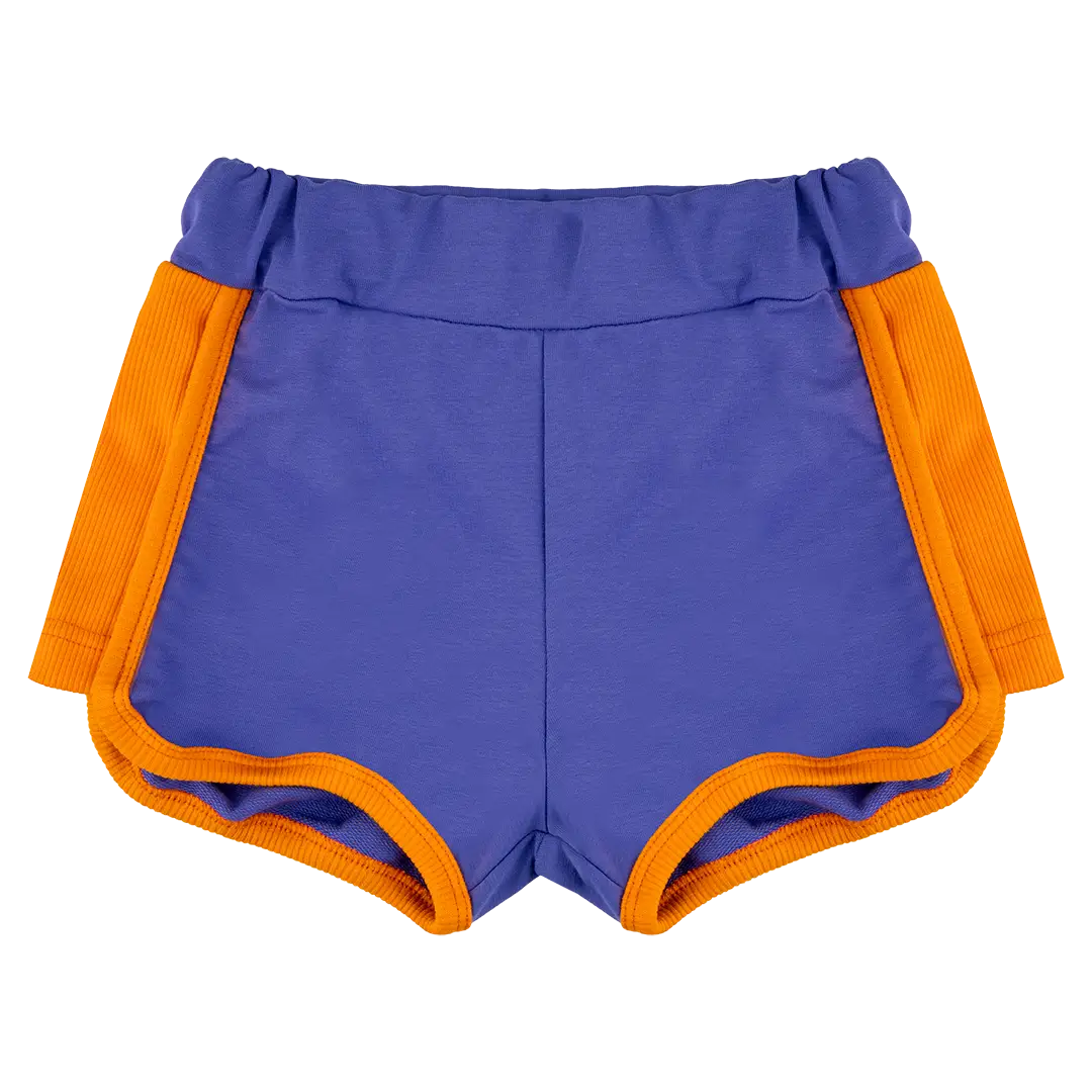 Children's shorts - Wooly Mammoth Purple