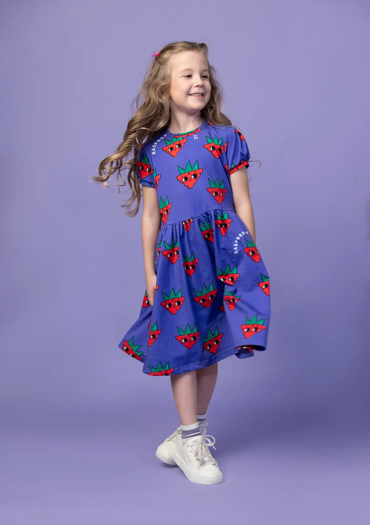 Girls Dress - Raspberry Love Purple