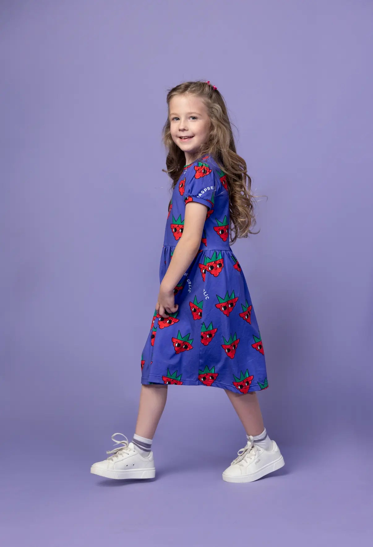 Girls Dress - Raspberry Love Purple