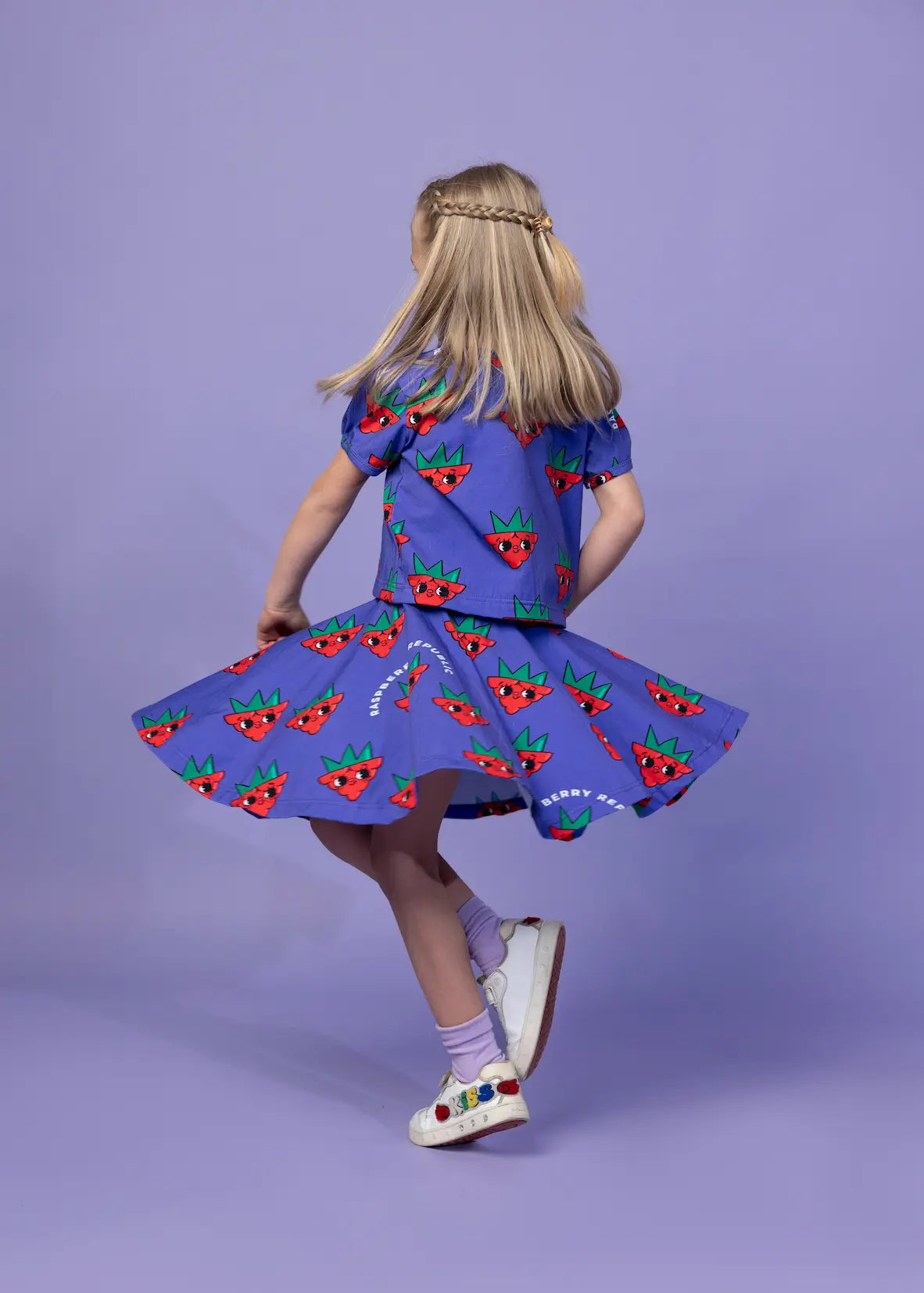 Girls lambada set - Raspberry Love Purple