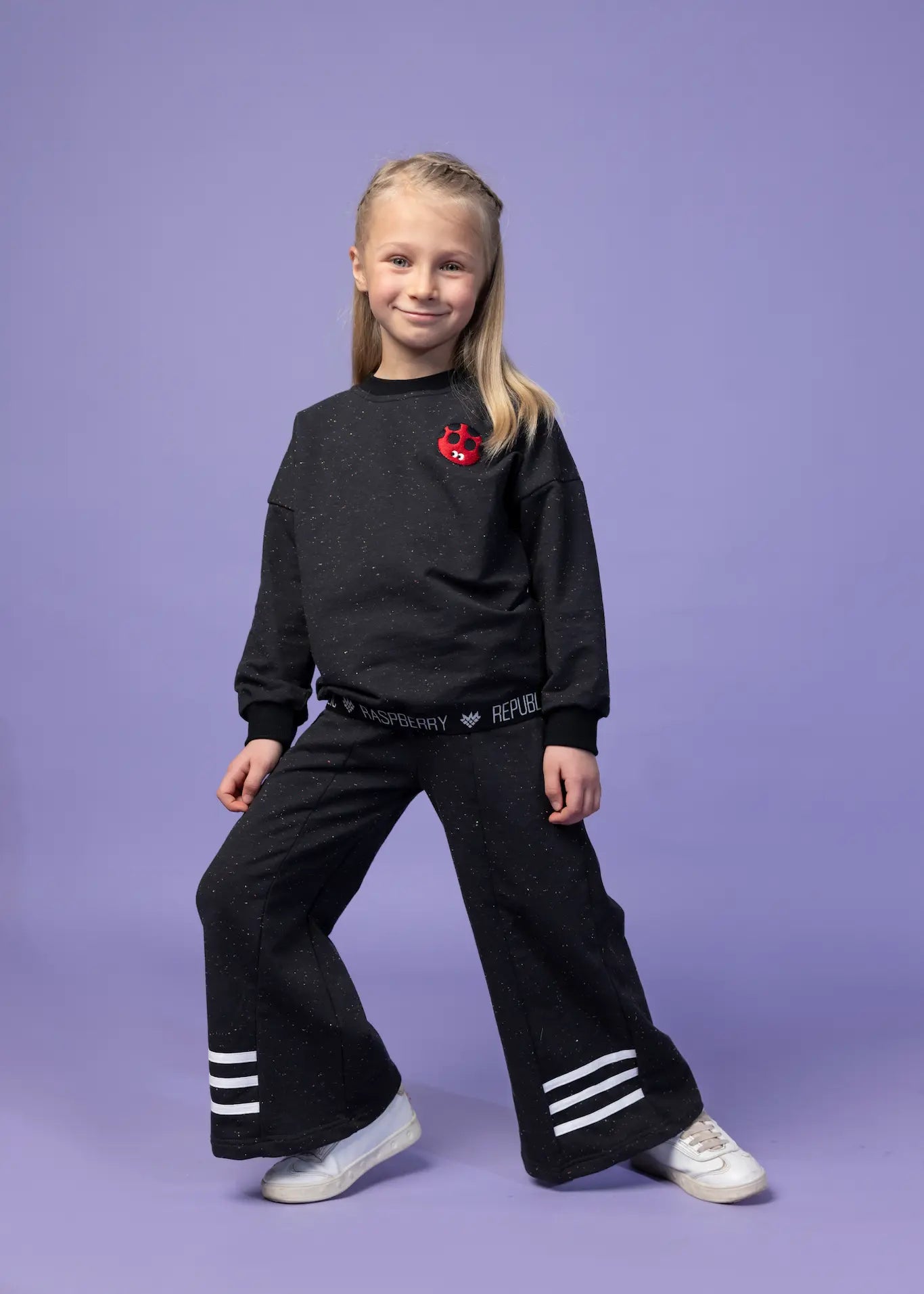 Children's Wide Pants - Basic Black