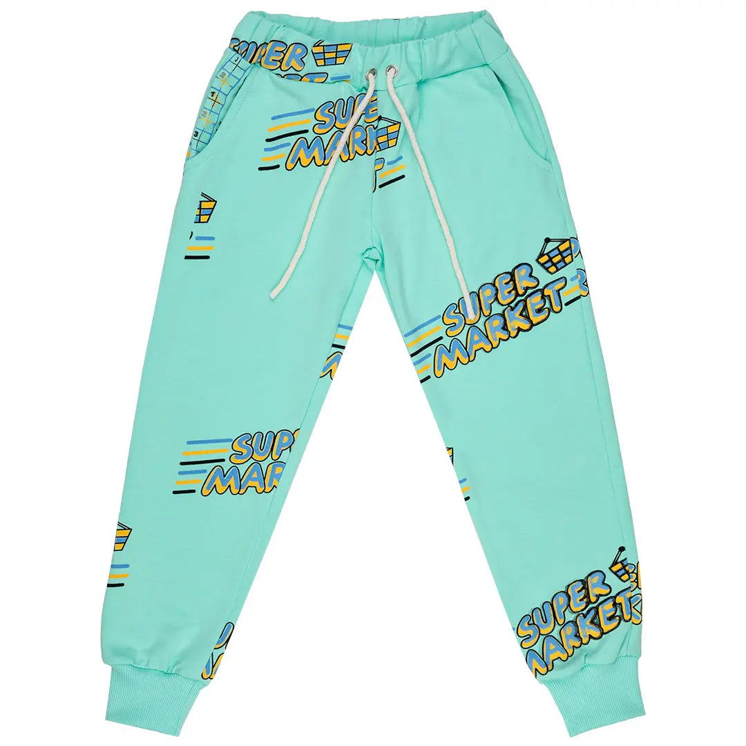 Children's sweatpants - Supermarket Mint
