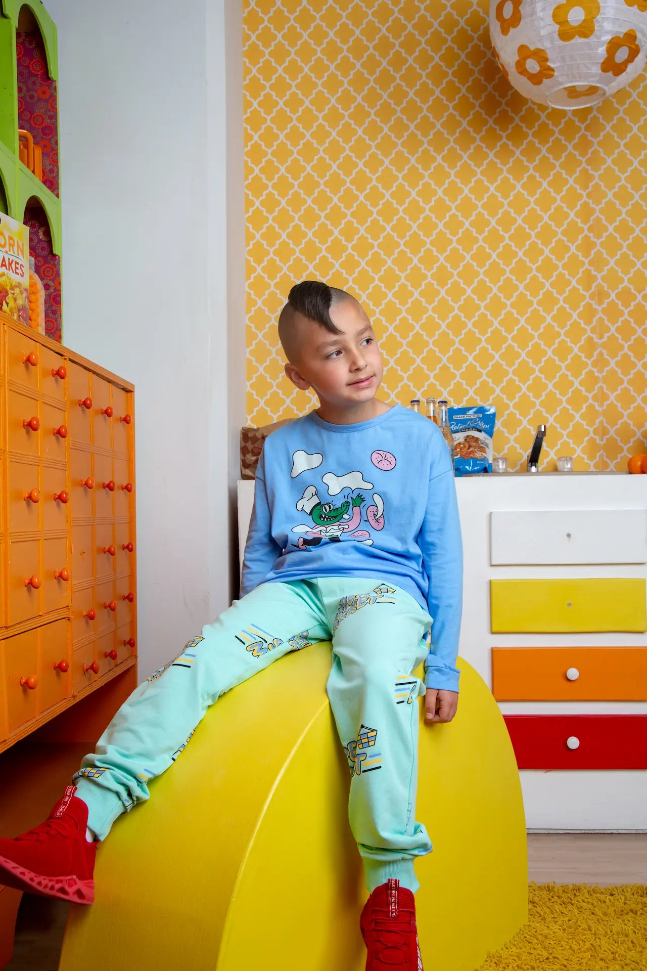 Children's sweatpants - Supermarket Mint