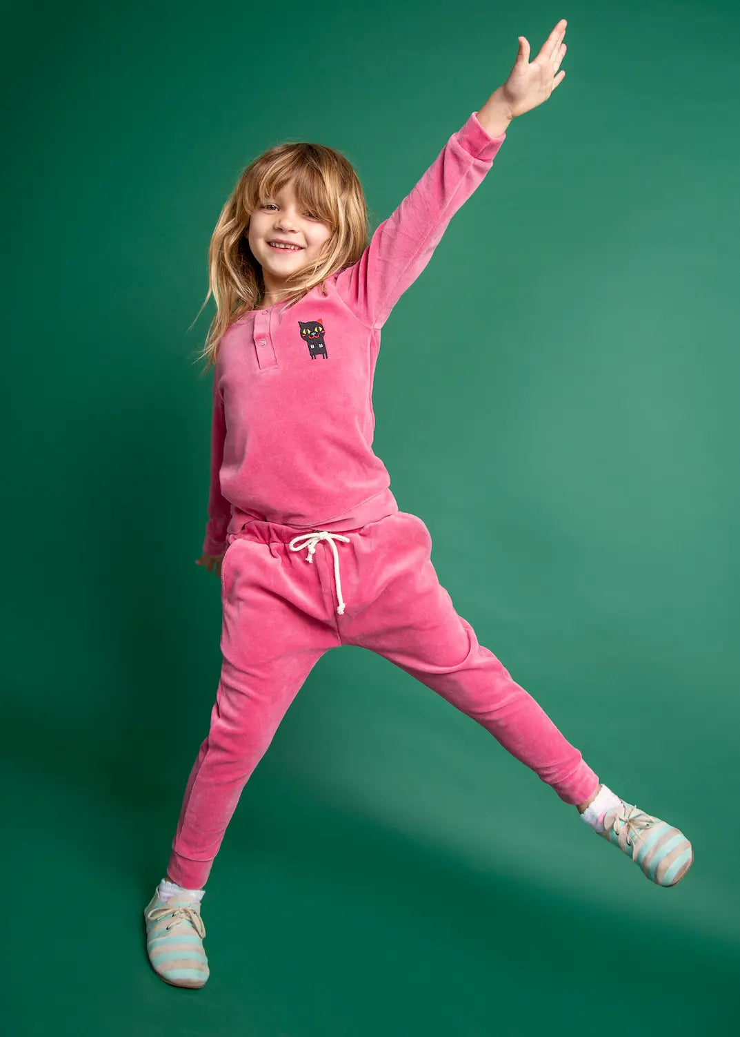 Children's velour sweatshirt - Rabbit Hole