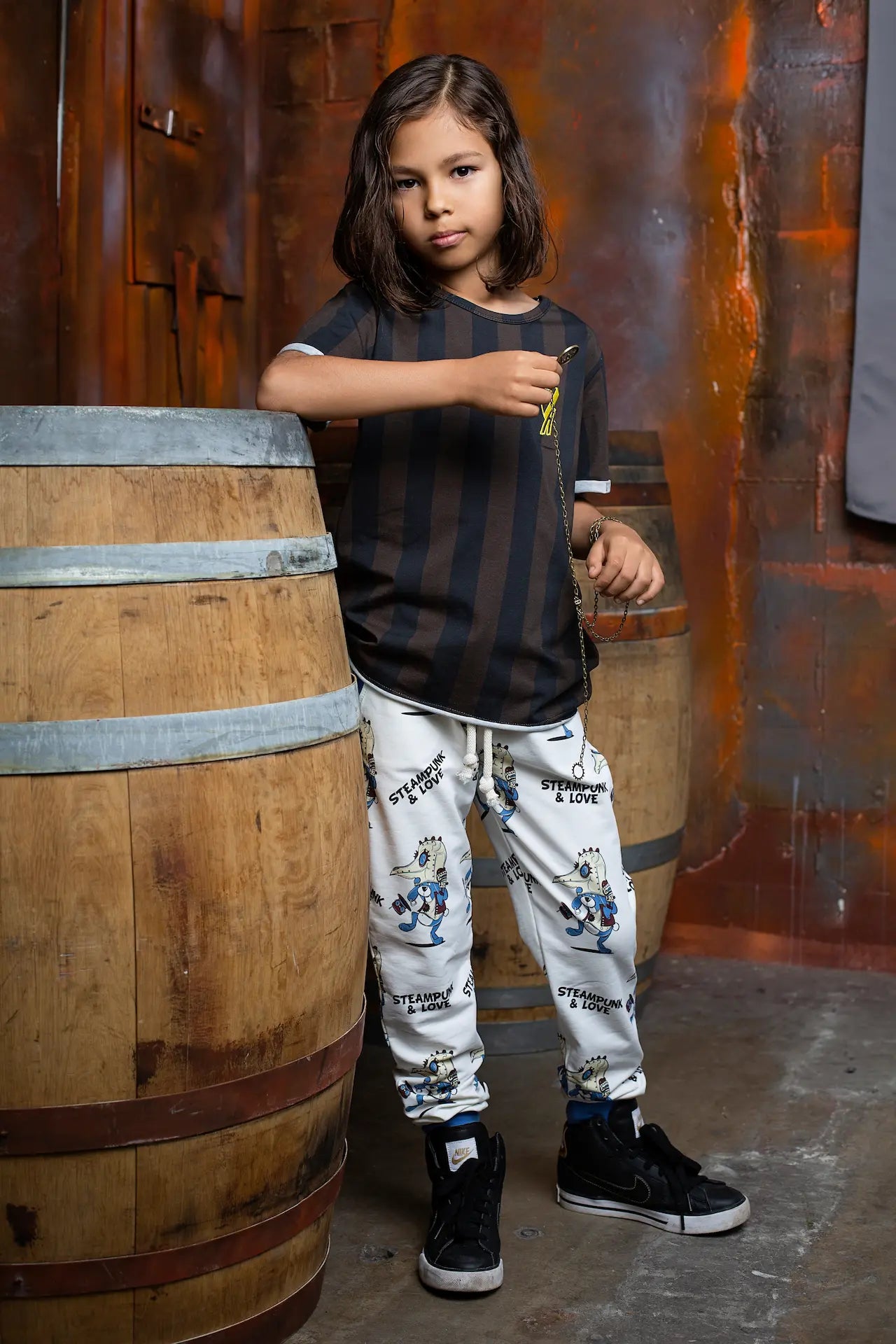 Children's short-sleeved T-shirt - Imperial Stripes