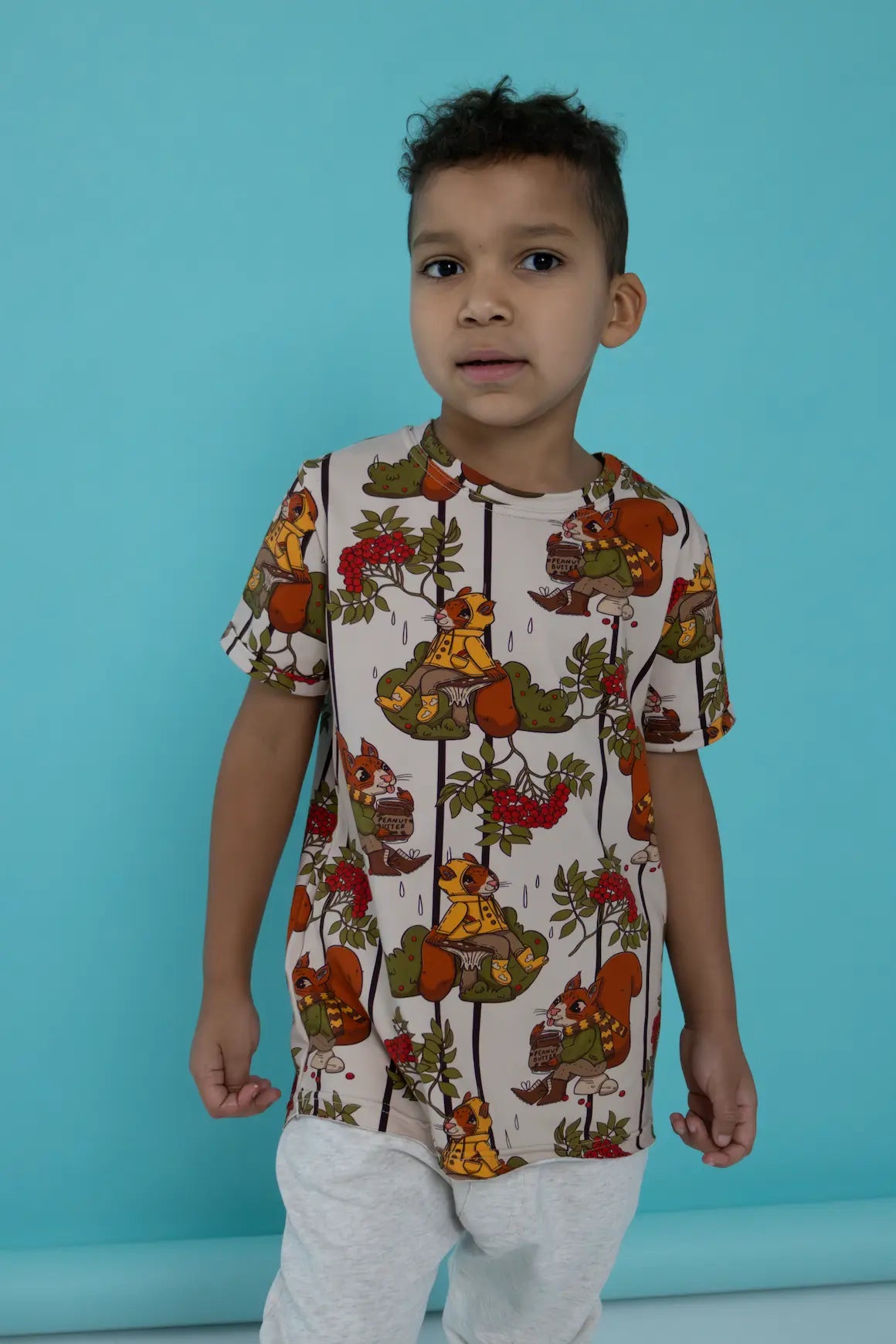 Koszulka dziecięca z krótkim rękawem - Wiewiórka