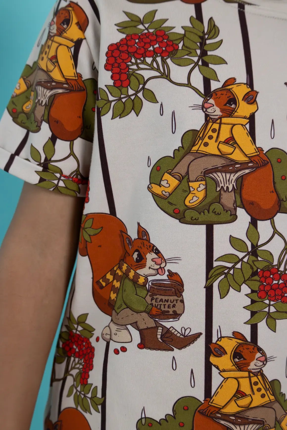 Koszulka dziecięca z krótkim rękawem - Wiewiórka