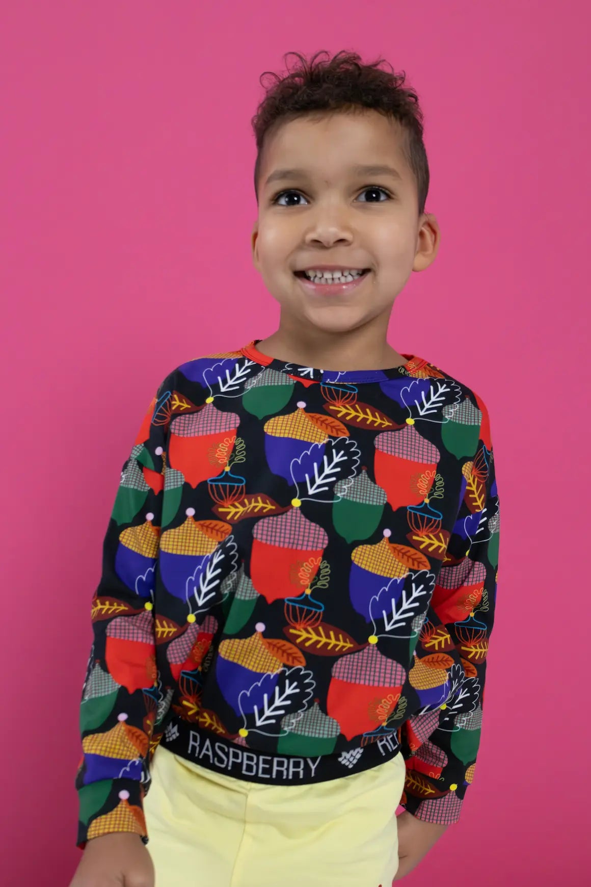 Koszulka dziecięca z długim rękawem - Żołędzie