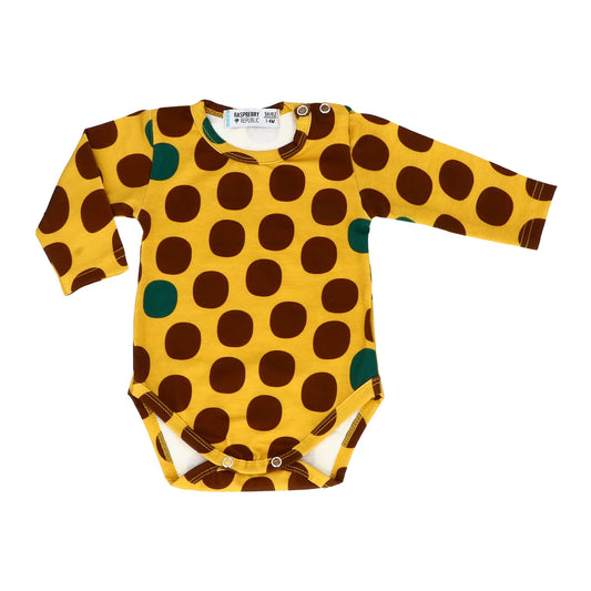 Baby bodysuit with long sleeves - Frog Belly