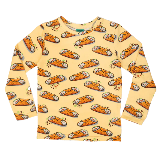 Kids Long Sleeve T-Shirt - Holy Cannoli