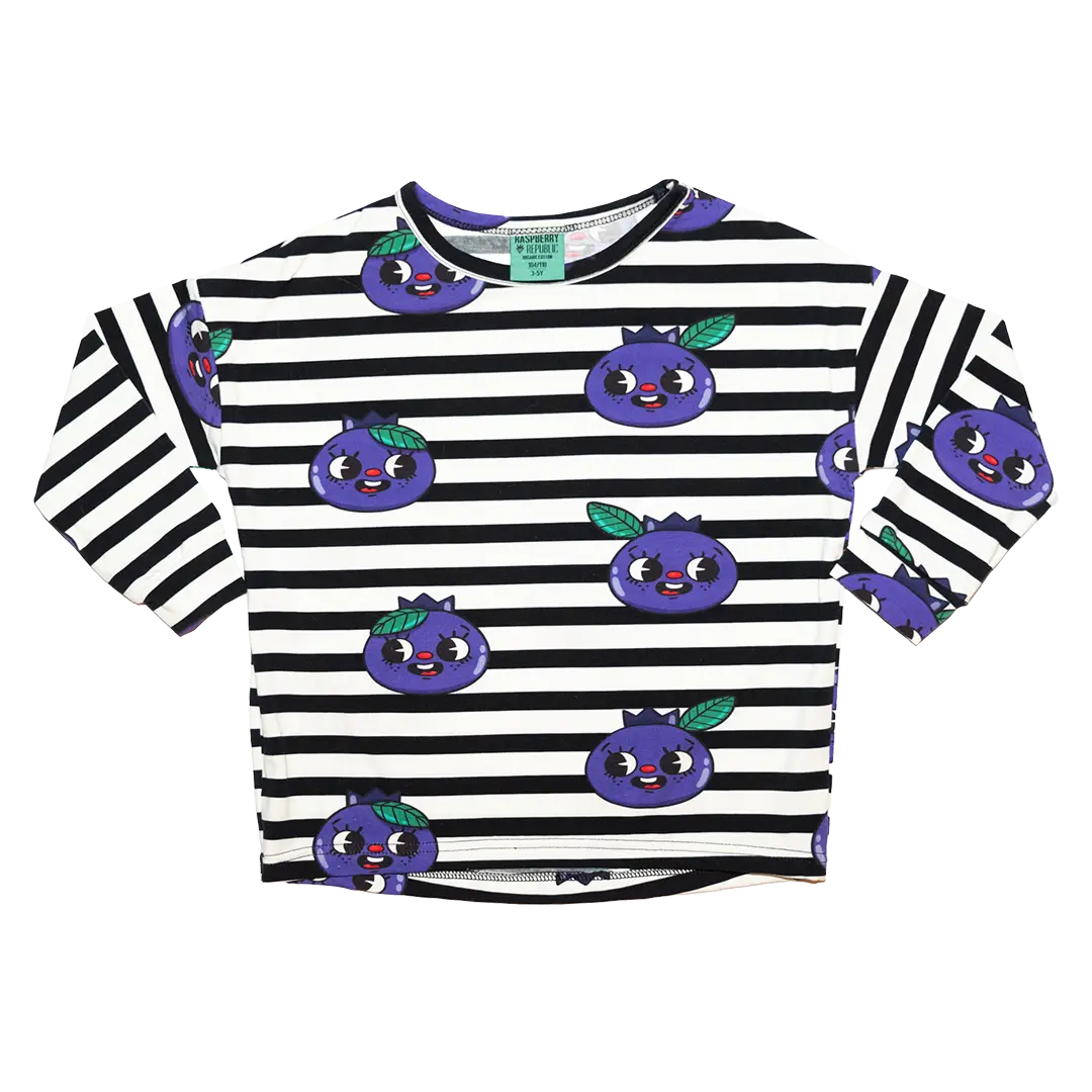 Children's long-sleeved T-shirt - Blueberry Blast