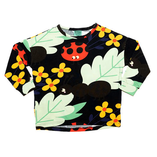 Children's long-sleeved T-shirt - Anthill Black