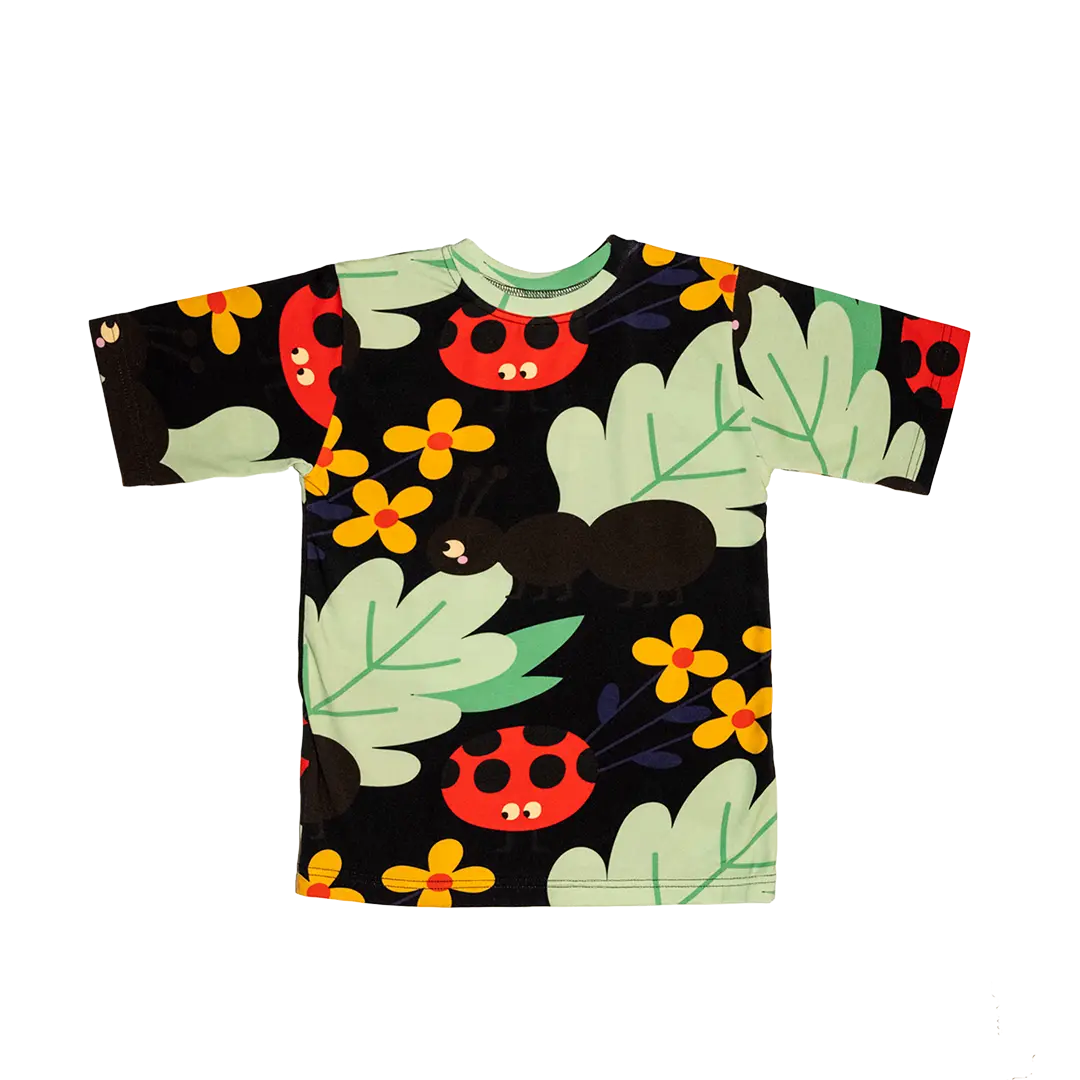 Children's short-sleeved T-shirt - Anthill Black