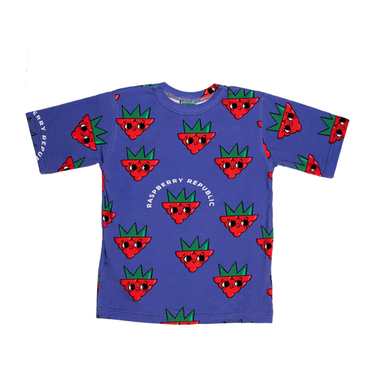 Children's short-sleeved T-shirt - Raspberry Love Purple
