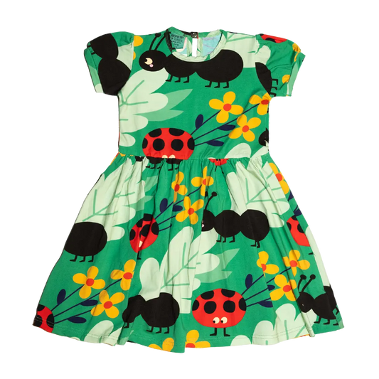 Girls Dress - Anthill Green