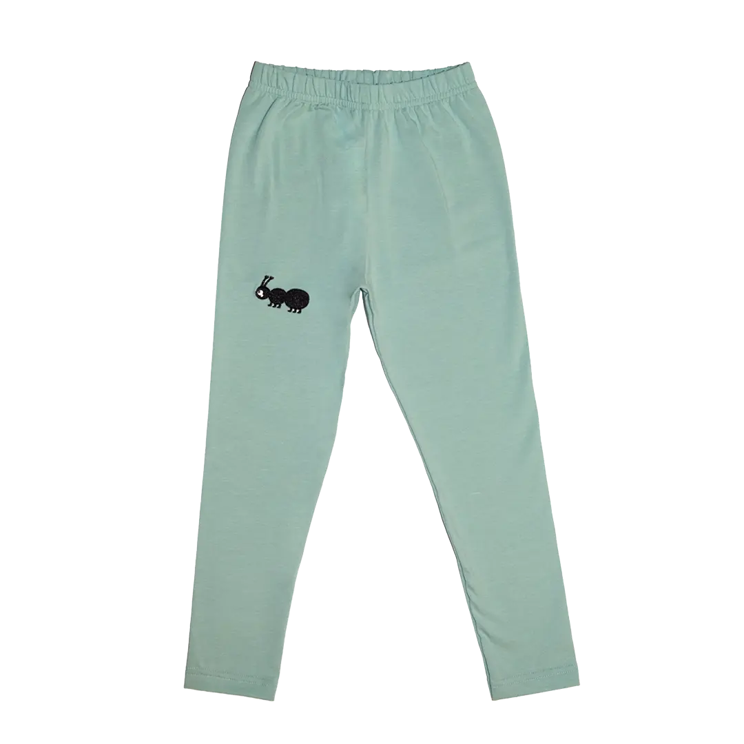 Legginsy dziecięce - Runo Leśne Zielony