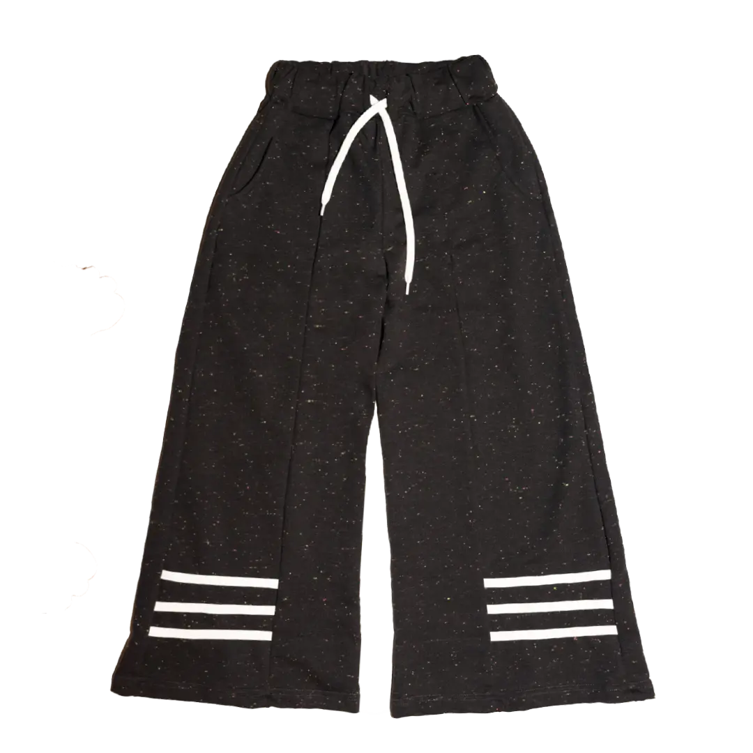 Children's Wide Pants - Basic Black
