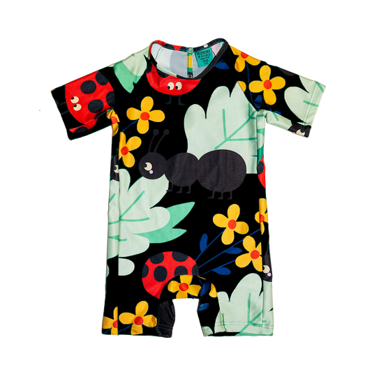 Children's UV Suit - Anthill Black UV50+
