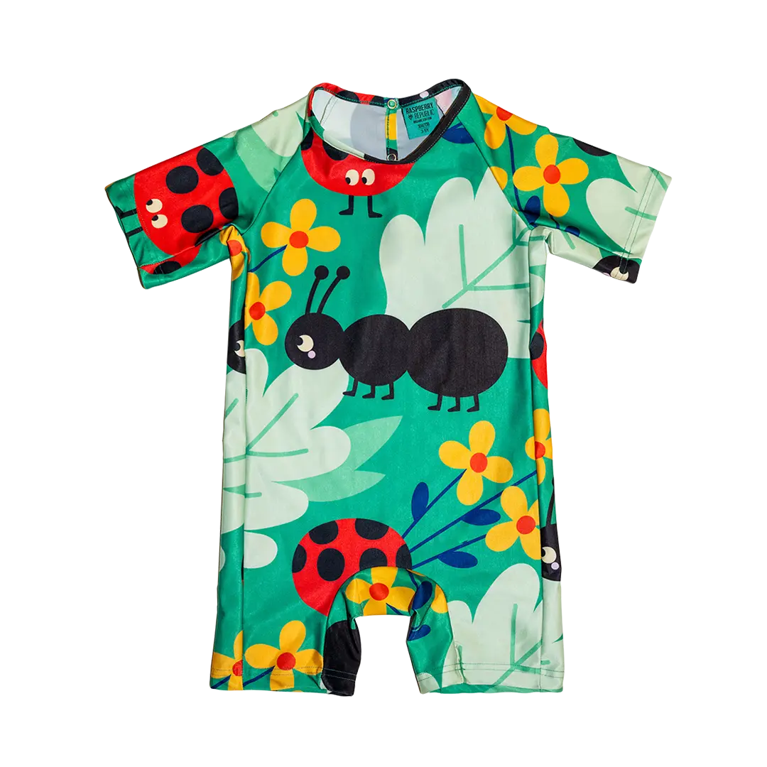 Children's UV Suit - Anthill Green UV50+