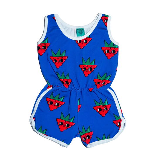 Girls sports rompers - Raspberry Love Purple