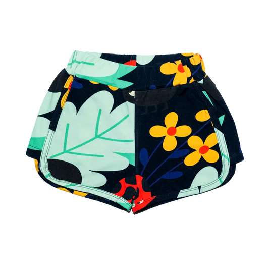 Retro children's shorts - Anthill Black