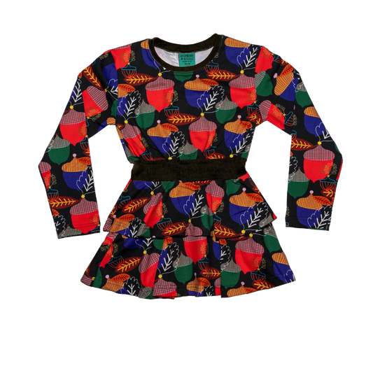 Sukienka dziewczęca - Żołędzie