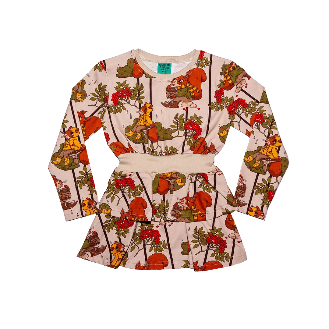 Sukienka dziewczęca - Wiewiórka