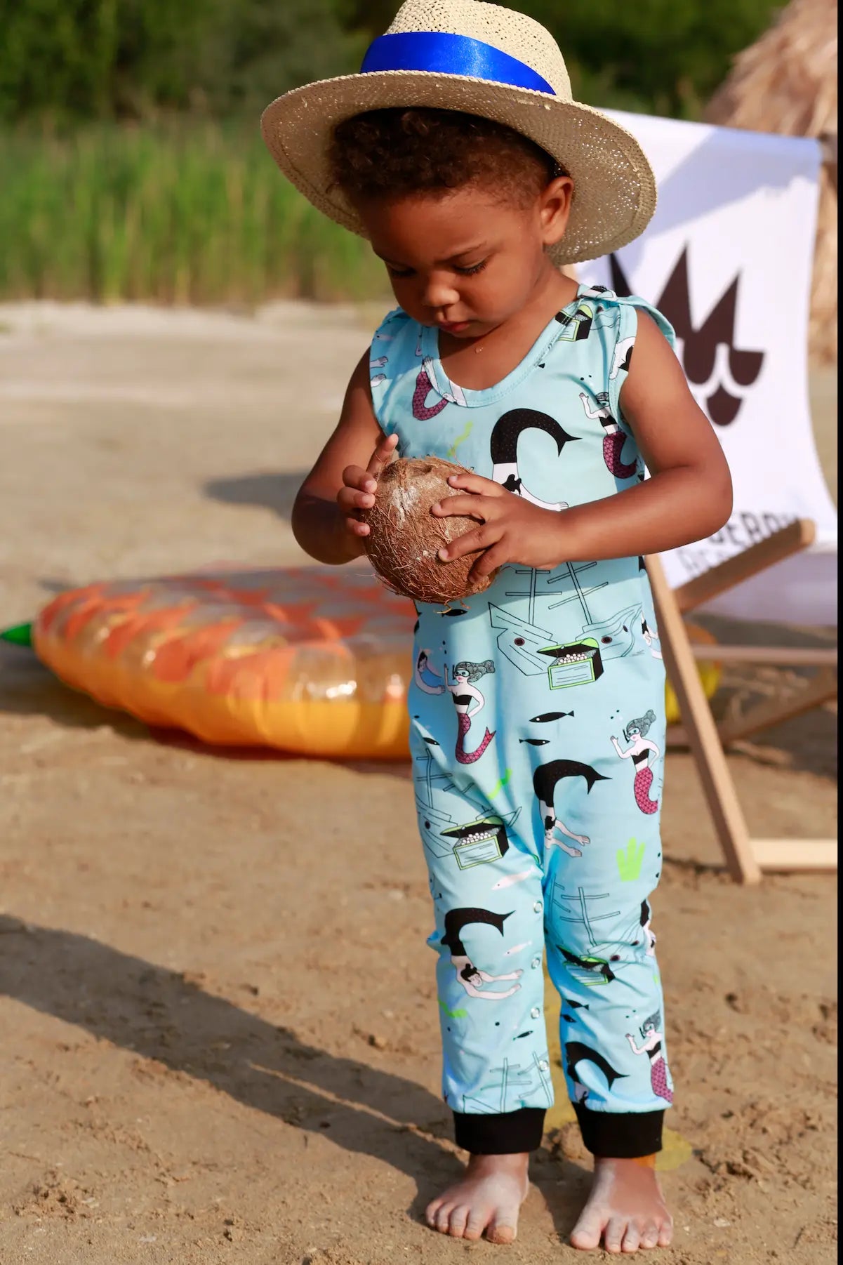 Children's dungarees - Miss Varsovie on Holiday