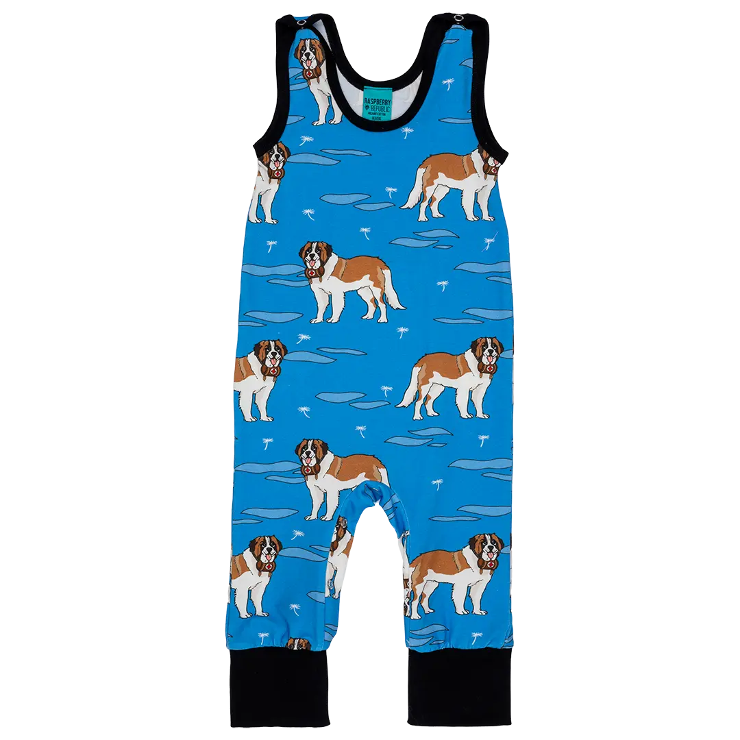 Ogrodniczki dziecięce - Bernardyn Niebieski