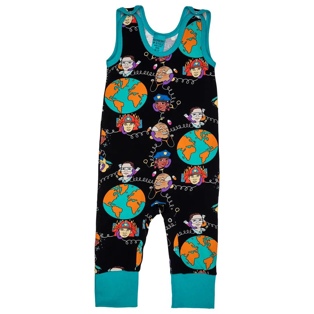 Children's dungarees - Rescue Team