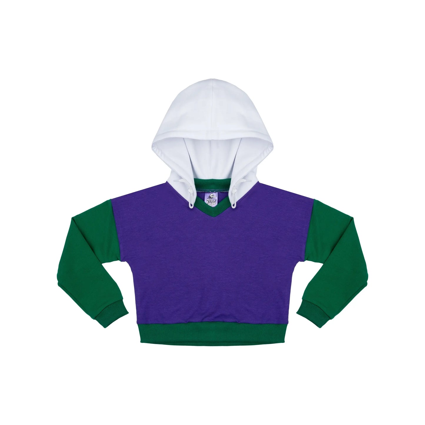 Bluza Dziecięca z kapturem - Aligatorek Fioletowy