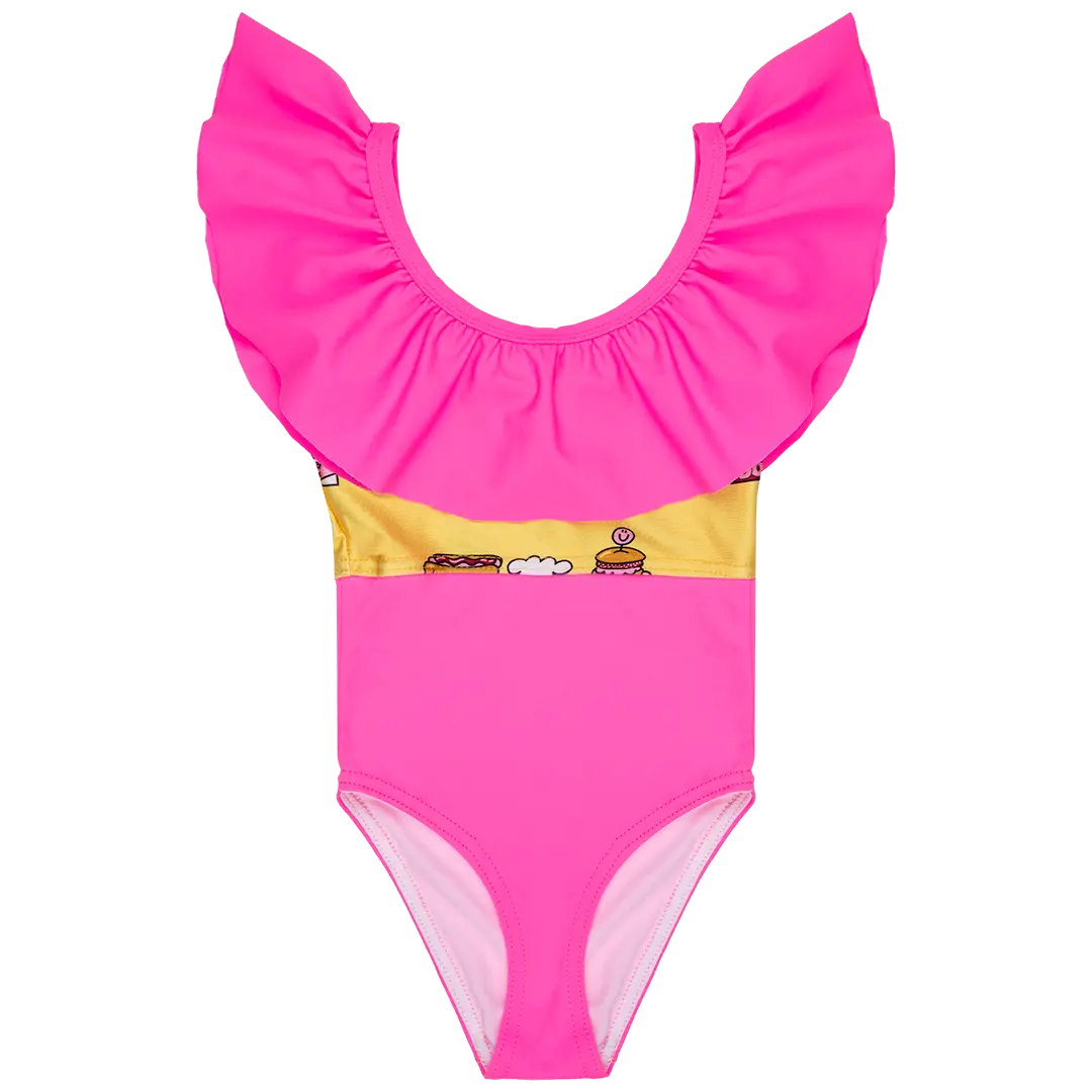 Dziewczęcy kostium kąpielowy UV50+ - Głodomorek