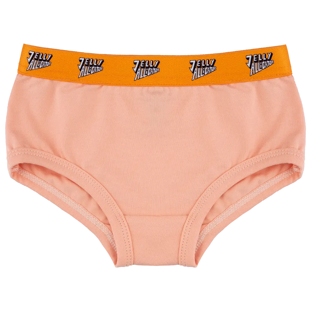 Girls Panties - Jelly Alligator Apricot Basic