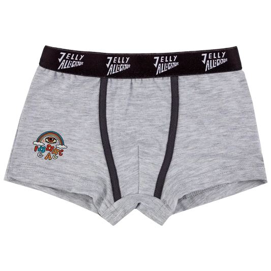 Men's Boxer Shorts - Jelly Alligator Basic Gray
