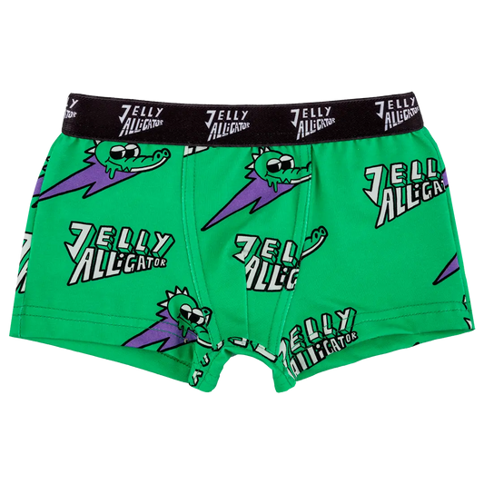 Men's Boxer Shorts - Jelly Alligator Green