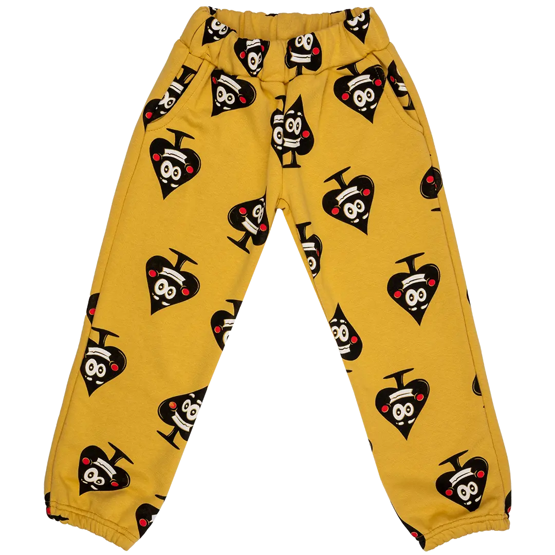 Oversized children's sweatpants - Ace of Spades Gold