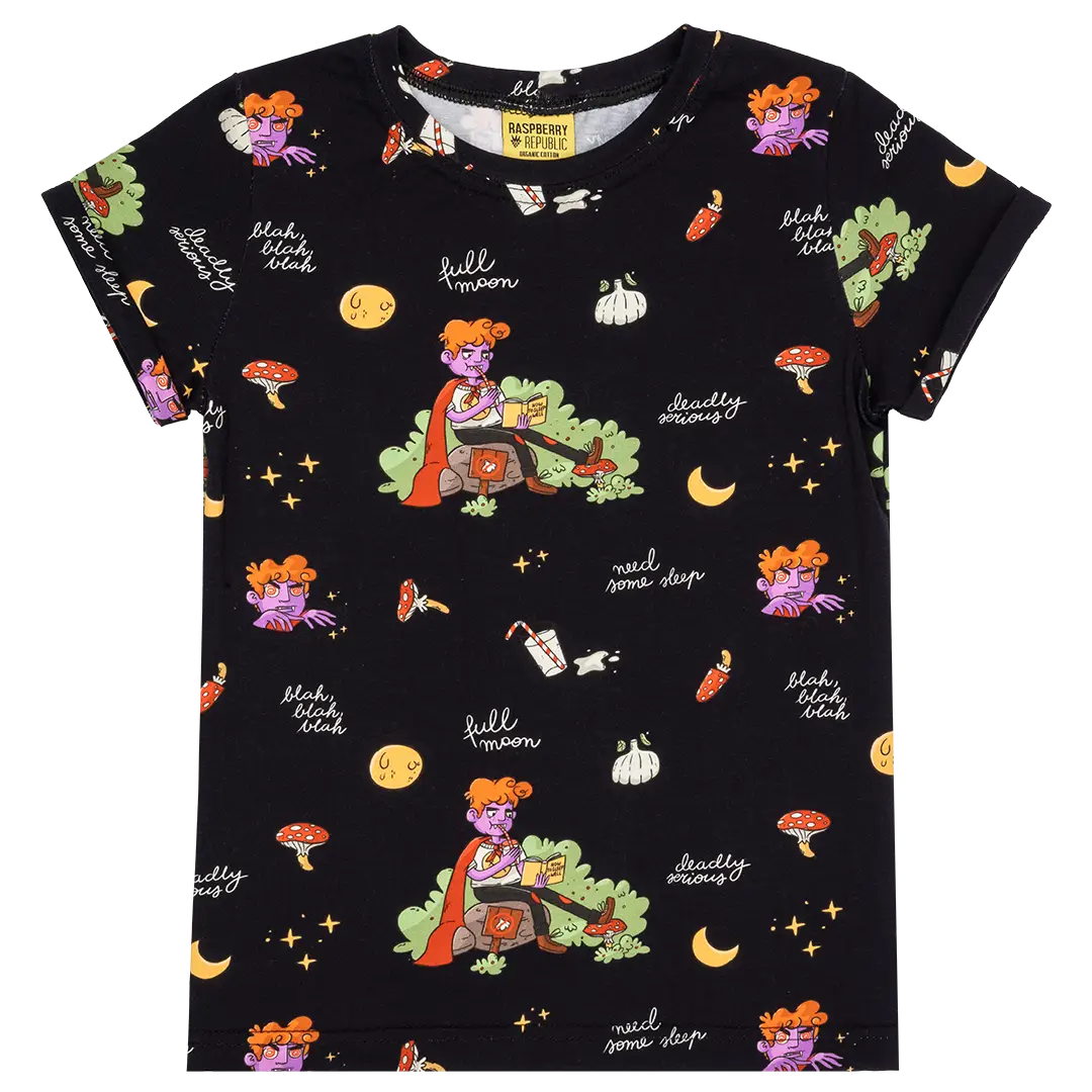 Children's short-sleeved T-shirt - Moonstruck