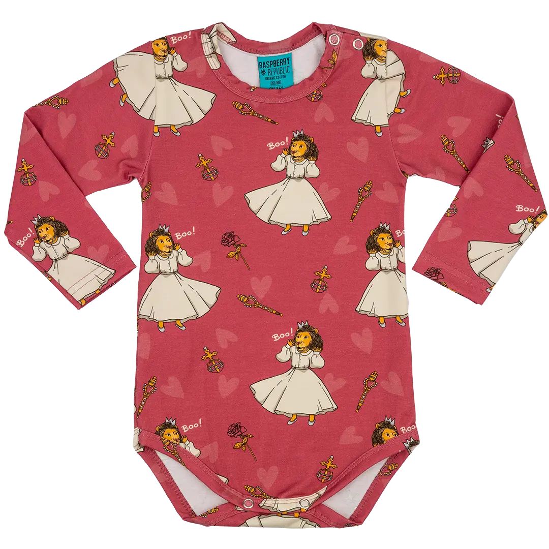 Long-sleeved baby bodysuit - Queen of Lions