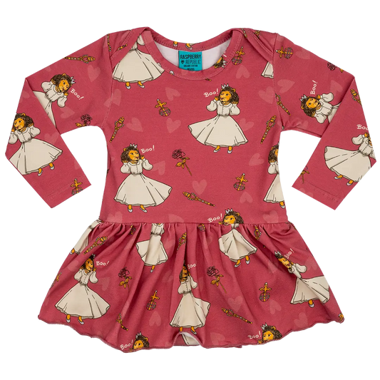 Baby bodysuit with long sleeves and skirt - Queen of Lions