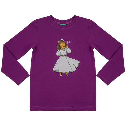 Children's Long Sleeve T-Shirt - Queen of Lions Purple
